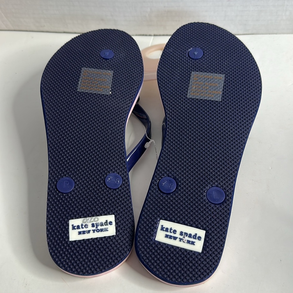 New Kate Spade Nova ♠️ Floral Flip Flops - Picture 9 of 10